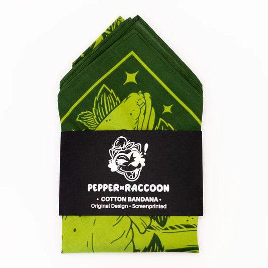 Eel (Tuna) Bandana by Pepper Raccoon